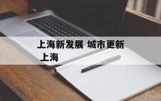 上海新发展 城市更新 上海