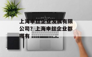 上海申丝企业发展有限公司？上海申丝企业都哪有