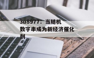 3u8977：当随机数字串成为新经济催化剂