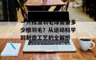 一只标准羽毛球需要多少根羽毛？从运动科学到制造工艺的全解析