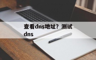 查看dns地址？测试dns