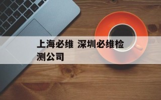 上海必维 深圳必维检测公司