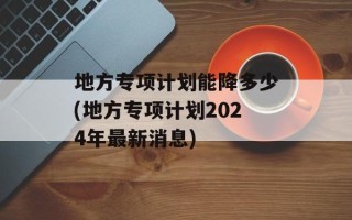 地方专项计划能降多少(地方专项计划2024年最新消息)