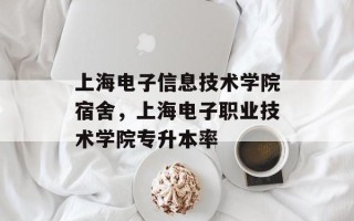 上海电子信息技术学院宿舍，上海电子职业技术学院专升本率