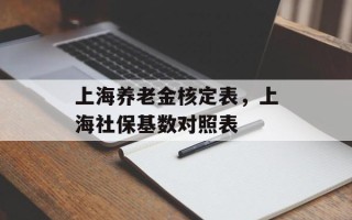 上海养老金核定表，上海社保基数对照表