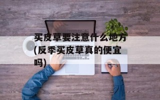 买皮草要注意什么地方(反季买皮草真的便宜吗)