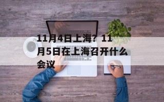 11月4日上海？11月5日在上海召开什么会议