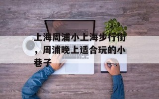 上海周浦小上海步行街，周浦晚上适合玩的小巷子