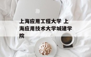 上海应用工程大学 上海应用技术大学城建学院