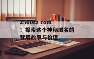 2500sz com：探索这个神秘域名的背后故事与价值