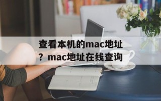 查看本机的mac地址？mac地址在线查询