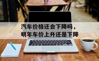 汽车价格还会下降吗，明年车价上升还是下降