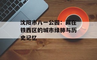 沈阳市八一公园：藏在铁西区的城市绿肺与历史记忆