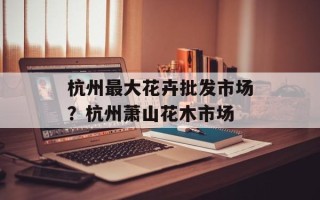 杭州最大花卉批发市场？杭州萧山花木市场