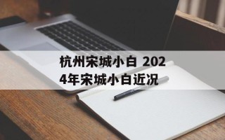杭州宋城小白 2024年宋城小白近况