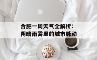 合肥一周天气全解析：阴晴雨雾里的城市脉动