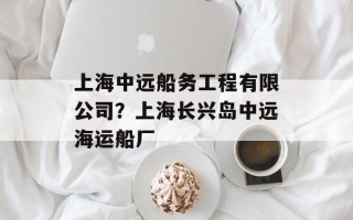 上海中远船务工程有限公司？上海长兴岛中远海运船厂